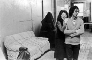 Christo and Jeanne-Claude in their New York apartment, 1976. c/o christoandjeanne-claude.net (Photo by Fred W. McDarrah/Getty Images)